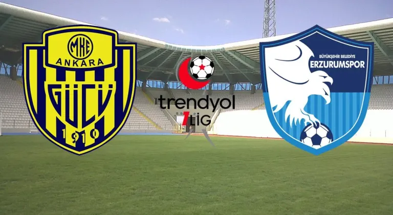 Ankaragücü Erzurumspor FK önünde