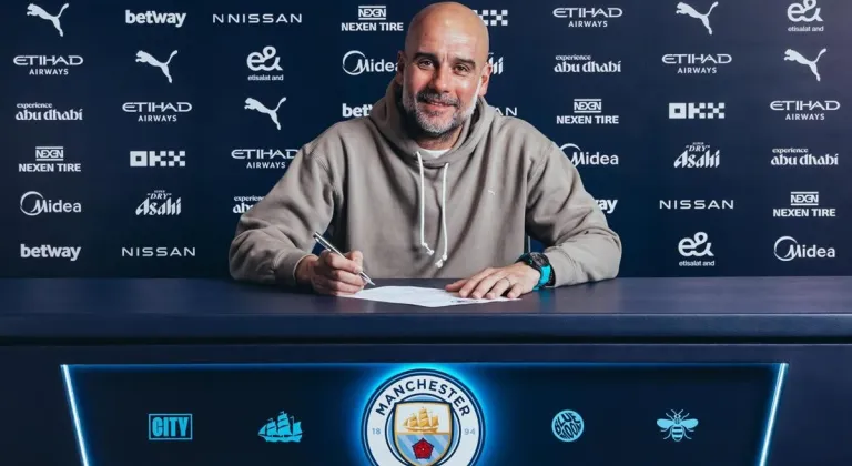 Pep Guardiola 2 yıl daha Manchester City'de